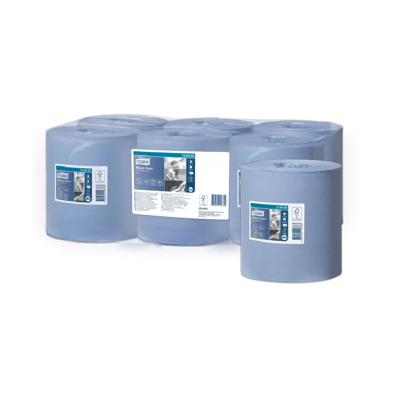 Lavete Tork Hârtie Ștergeri Generale M2, 1 strat, culoare albastru