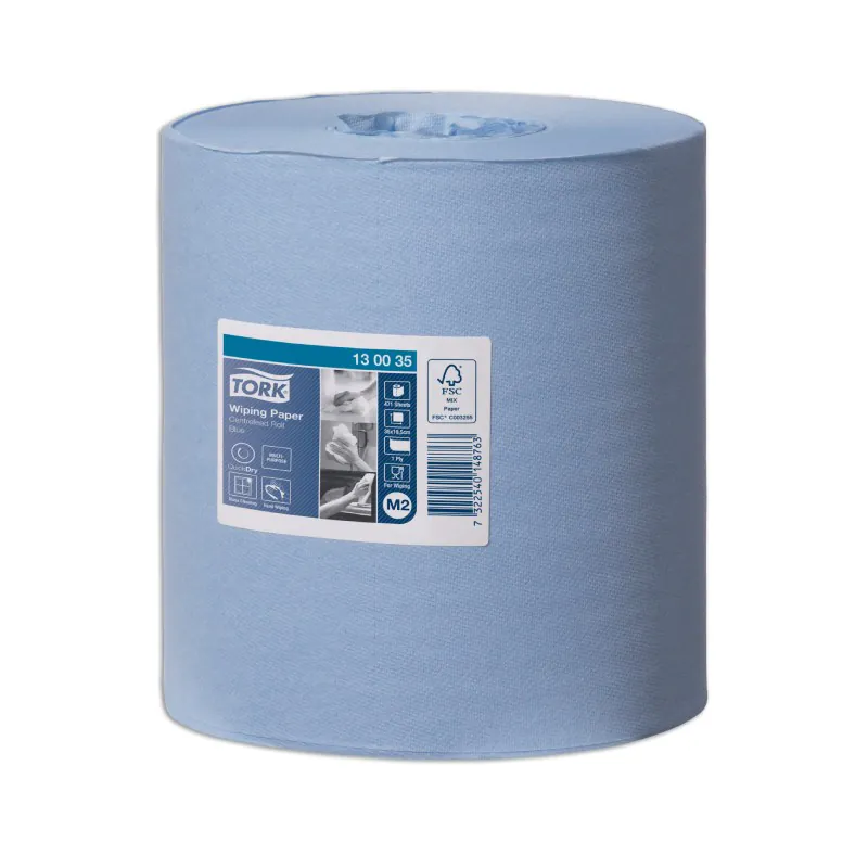 Lavete Tork Hârtie Ștergeri Generale M2, 1 strat, culoare albastru