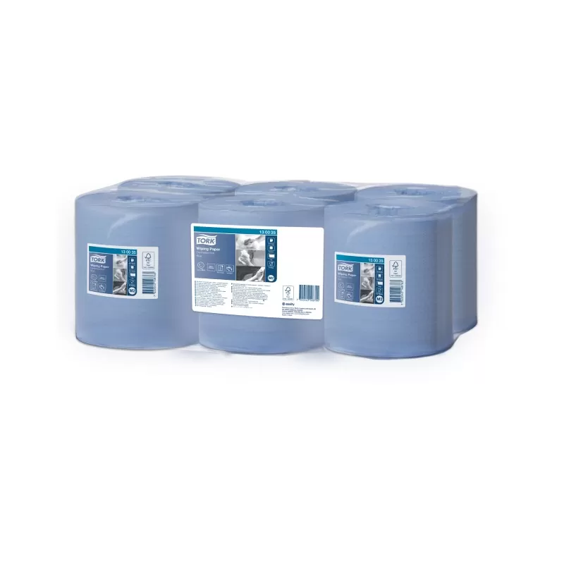 Lavete Tork Hârtie Ștergeri Generale M2, 1 strat, culoare albastru
