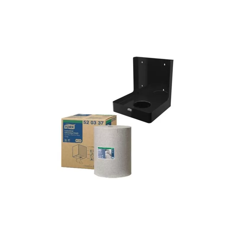 Pachet Laveta Multipurpose, Tork, 1 strat, culoare gri si Dozator Tork Boxed Combi Roll, negru - TotalClean.ro Pachet Laveta Multipurpose, Tork, 1 strat, culoare gri si Dozator Tork Boxed Combi Roll, negru