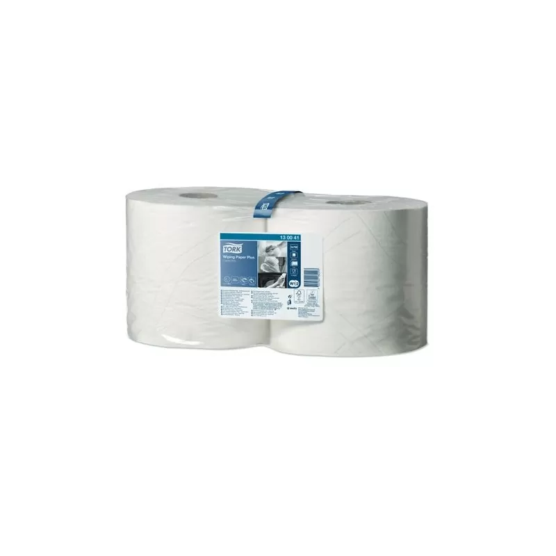Pachet 4*Role hartie industriala Tork , 2 straturi, alb si Stativ Perete Tork , pentru rola de hartie, alb/turquoise - TotalClean.ro Pachet 4*Role hartie industriala Tork , 2 straturi, alb si Stativ Perete Tork , pentru rola de hartie, alb/turquoise
