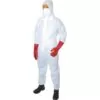 Combinezon protectie Tuffsafe GuardMaster, clasa 5/6, culoare alb, marime XL
