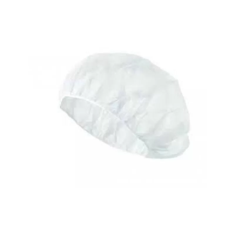 Capeline/Bonete de unica folosinta, culoare alb, 100 buc/set