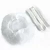 Capeline/Bonete de unica folosinta, culoare alb, 100 buc/set