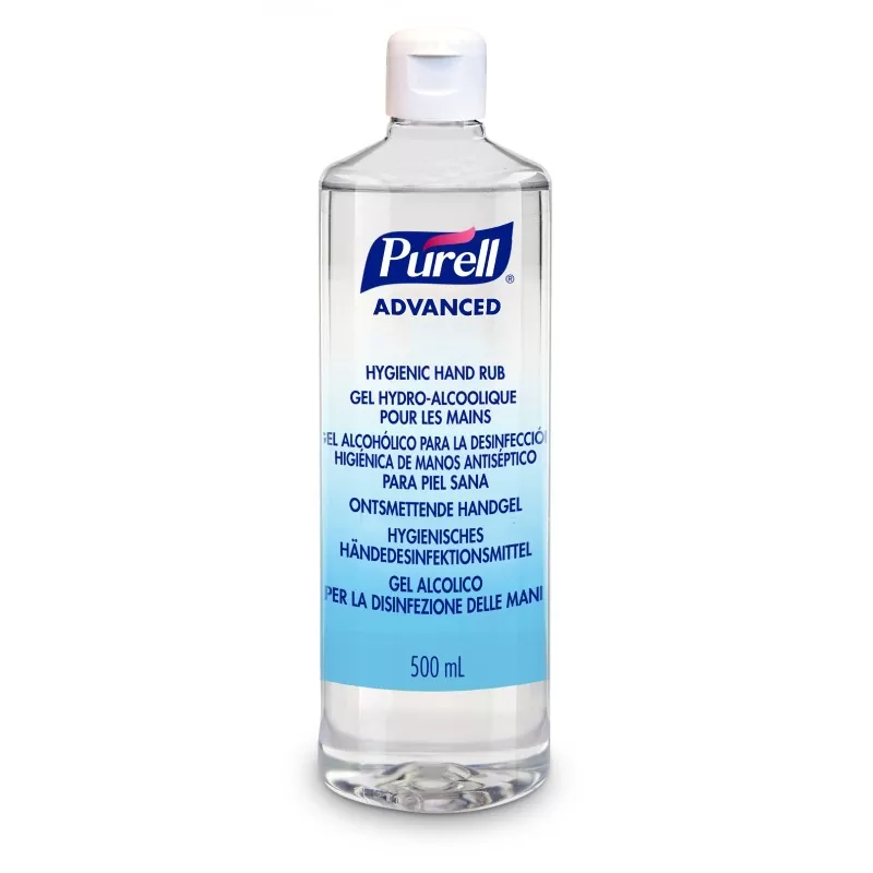 Kit 3x Gel dezinfectant Purell Advanced, 500ml, capac flip-top - TotalClean.ro Kit 3x Gel dezinfectant Purell Advanced, 500ml, capac flip-top