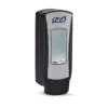KIT Gel dezinfectant Purell Advanced ADX-12, 1200 ml + Dispenser Purell ADX-12, culoare crom/negru