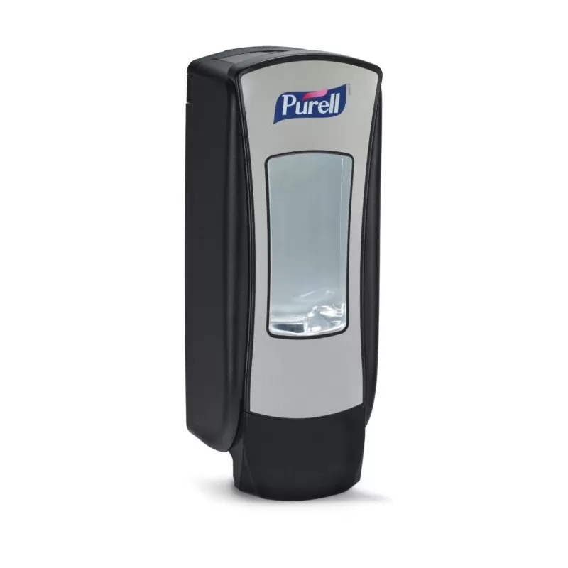 KIT Gel dezinfectant Purell Advanced ADX-12, 1200 ml + Dispenser Purell ADX-12, culoare crom/negru