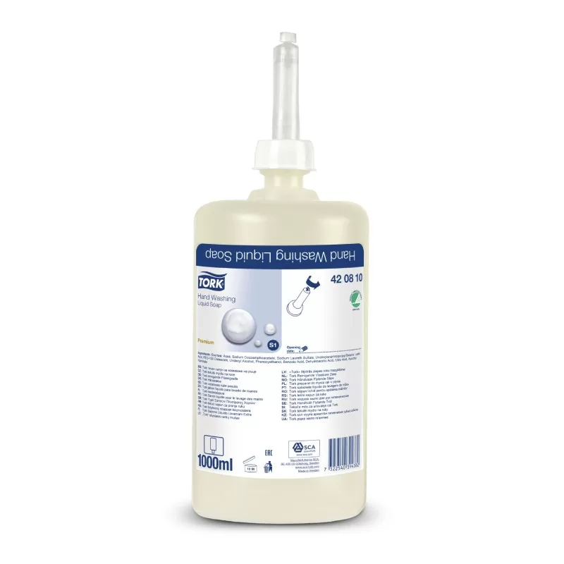 Pachet 6x Sapun lichid Tork S1, 1000 ml , fara miros