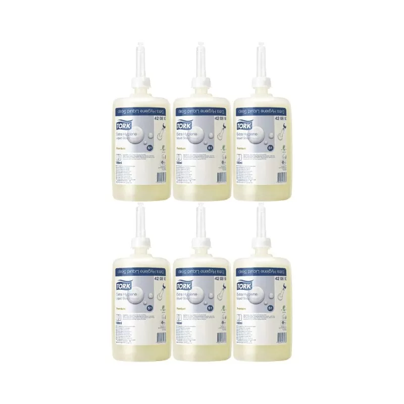 Pachet 6x Sapun lichid Tork S1, 1000 ml , fara miros