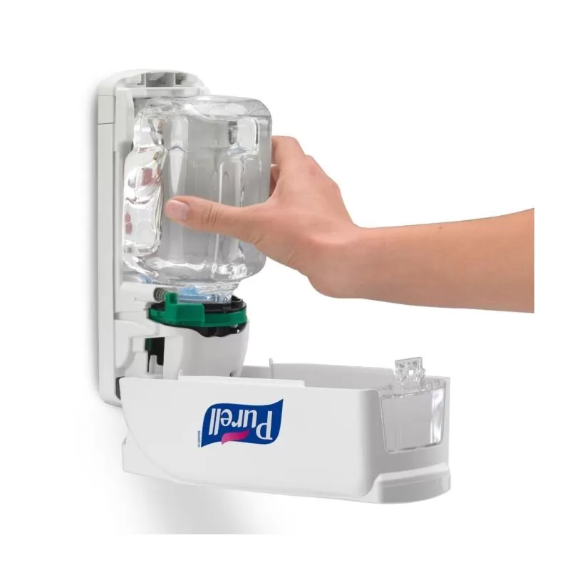KIT Gel dezinfectant Purell Advanced ADX, 700ml + Dispenser PURELL ADX-7, culoare alb