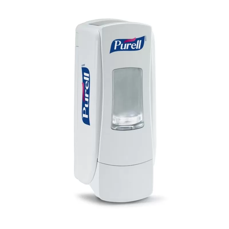 KIT Gel dezinfectant Purell Advanced ADX, 700ml + Dispenser PURELL ADX-7, culoare alb