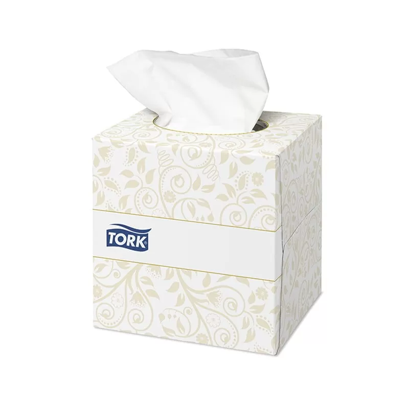 Setvetele Faciale Tork Cube Premium Extra Delicat, 100buc/cutie