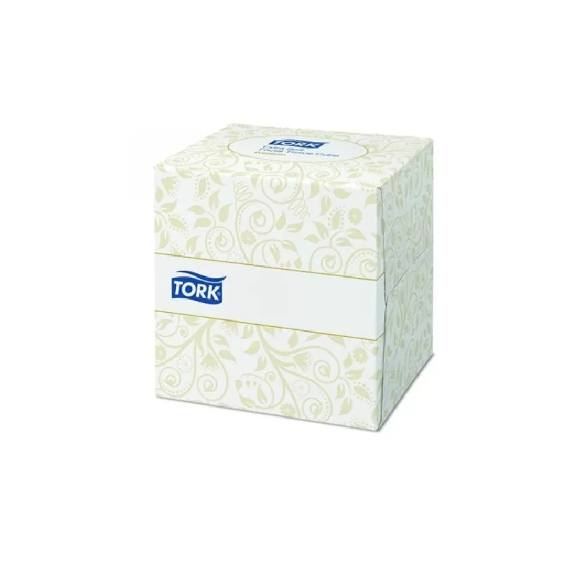 Setvetele Faciale Tork Cube Premium Extra Delicat, 100buc/cutie