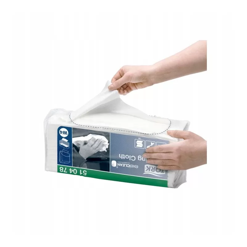Lavete Tork Premium Cleaning Cloth W4, 1strat culoarea alb, 130 bucati/pachet