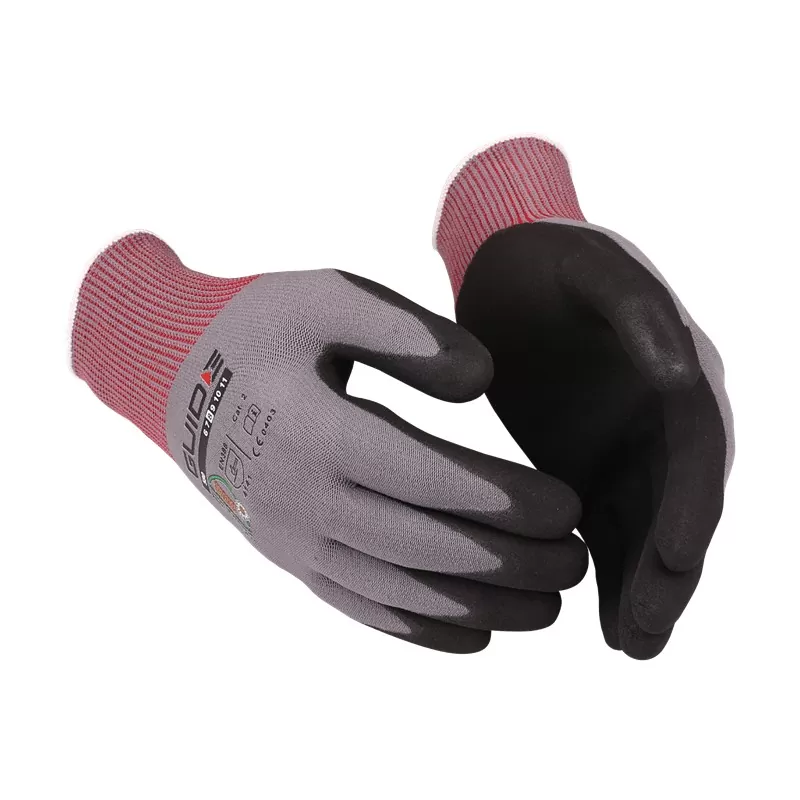 Manusi GUIDE 580, tricotate, sintetice, imersie nitril, marime 7