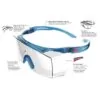 Ochelari protectie 3M SecureFit SF3701SGAF-BLU-EU, Overspectacles Scotchgard anti-ceata, lentile transparente - TotalClean.ro Ochelari protectie 3M SecureFit SF3701SGAF-BLU-EU, Overspectacles Scotchgard anti-ceata, lentile transparente