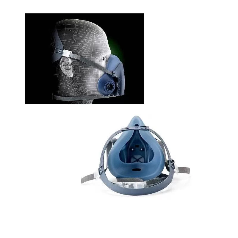 Masca de protectie 3M 7502 - TotalClean.ro Masca de protectie 3M 7502