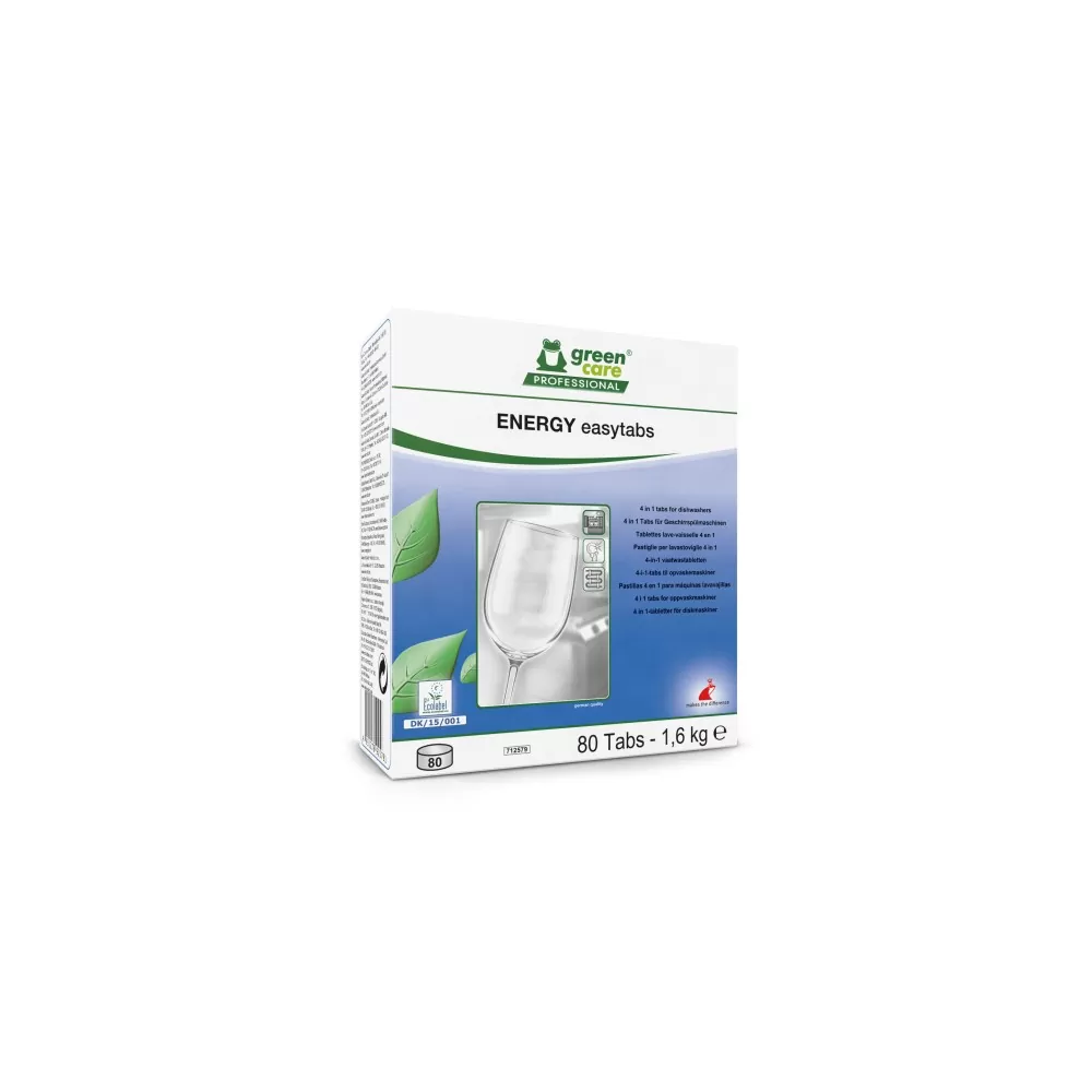 Tana Energy Easytabs, tablete 4in1 masina spalat vase, 80buc/cutie - TotalClean.ro Tana Energy Easytabs, tablete 4in1 masina spalat vase, 80buc/cutie