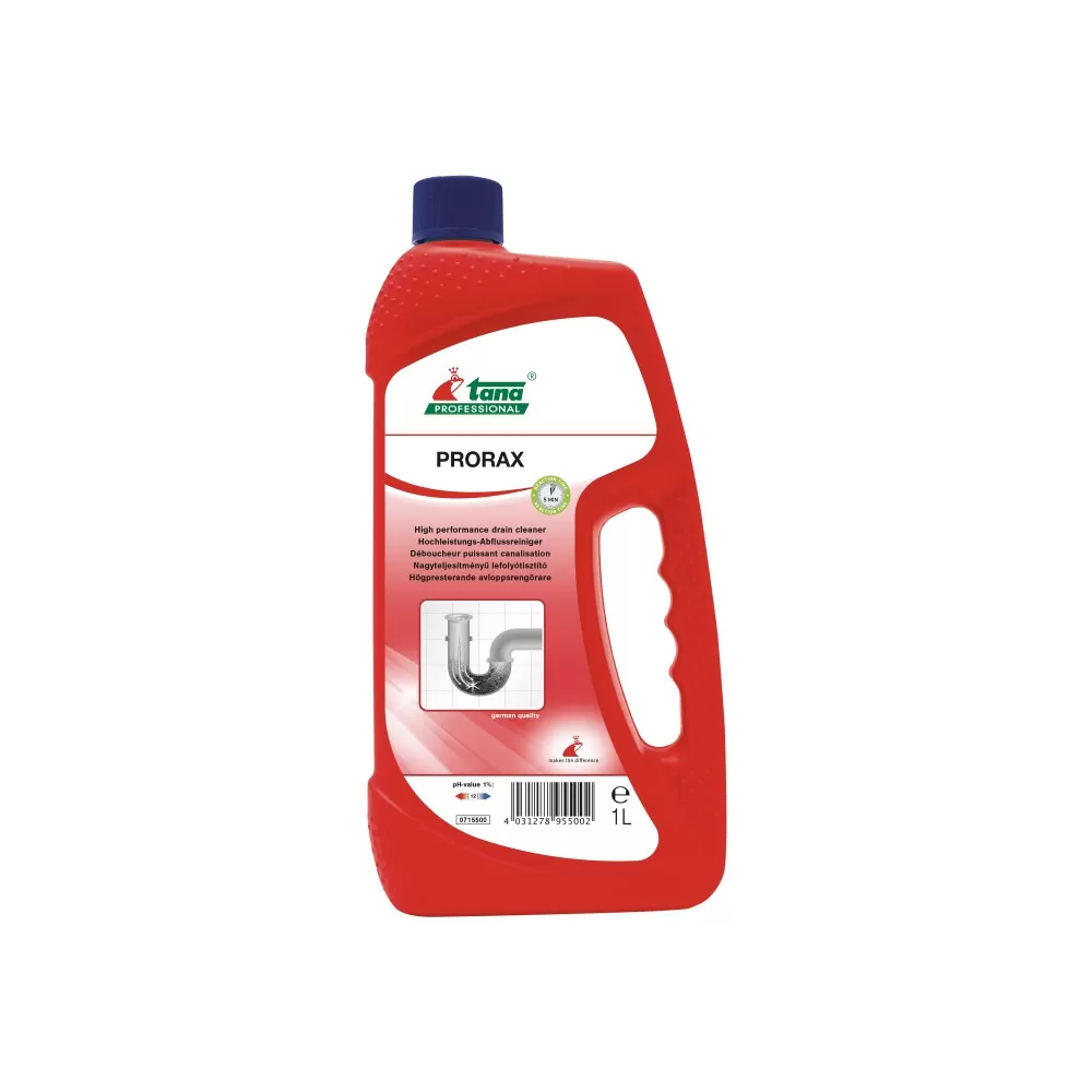 Tana Prorax, solutie pentru desfundat canalizari, 1 L - TotalClean.ro Tana Prorax, solutie pentru desfundat canalizari, 1 L