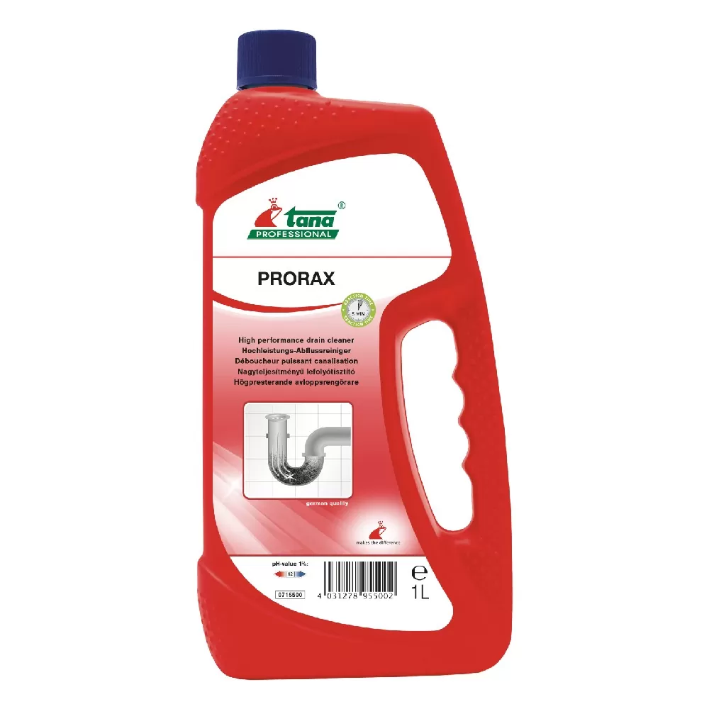 Tana Prorax, solutie pentru desfundat canalizari, 1 L - TotalClean.ro Tana Prorax, solutie pentru desfundat canalizari, 1 L