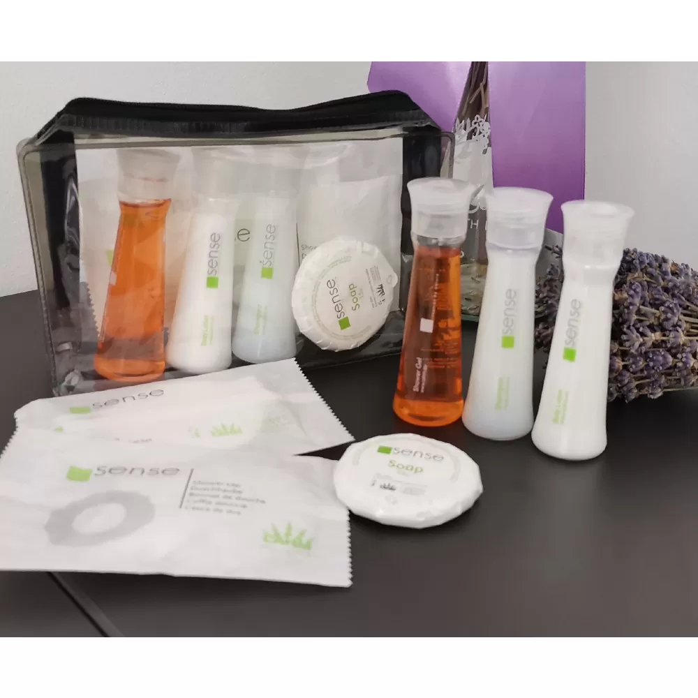Sense kit de calatorie economic, 7 piese - TotalClean.ro Sense kit de calatorie economic, 7 piese