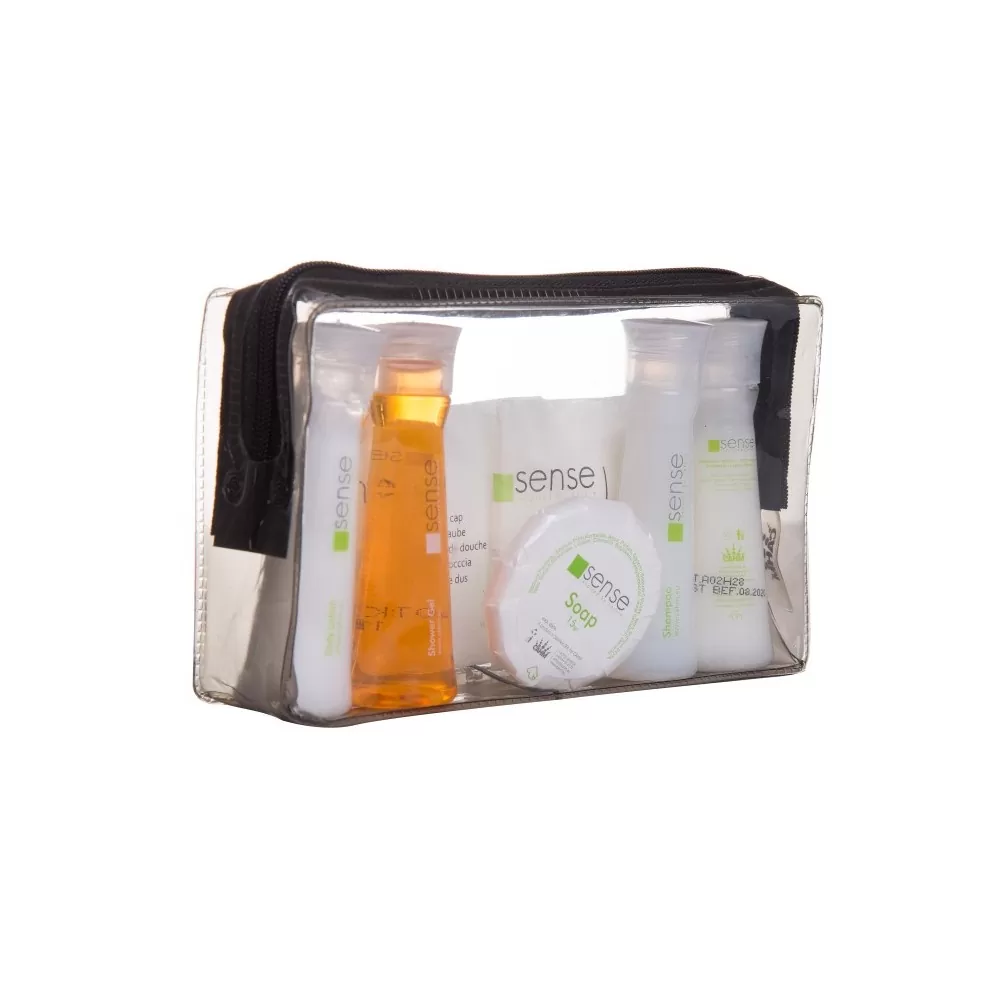Sense kit de calatorie economic, 7 piese - TotalClean.ro Sense kit de calatorie economic, 7 piese