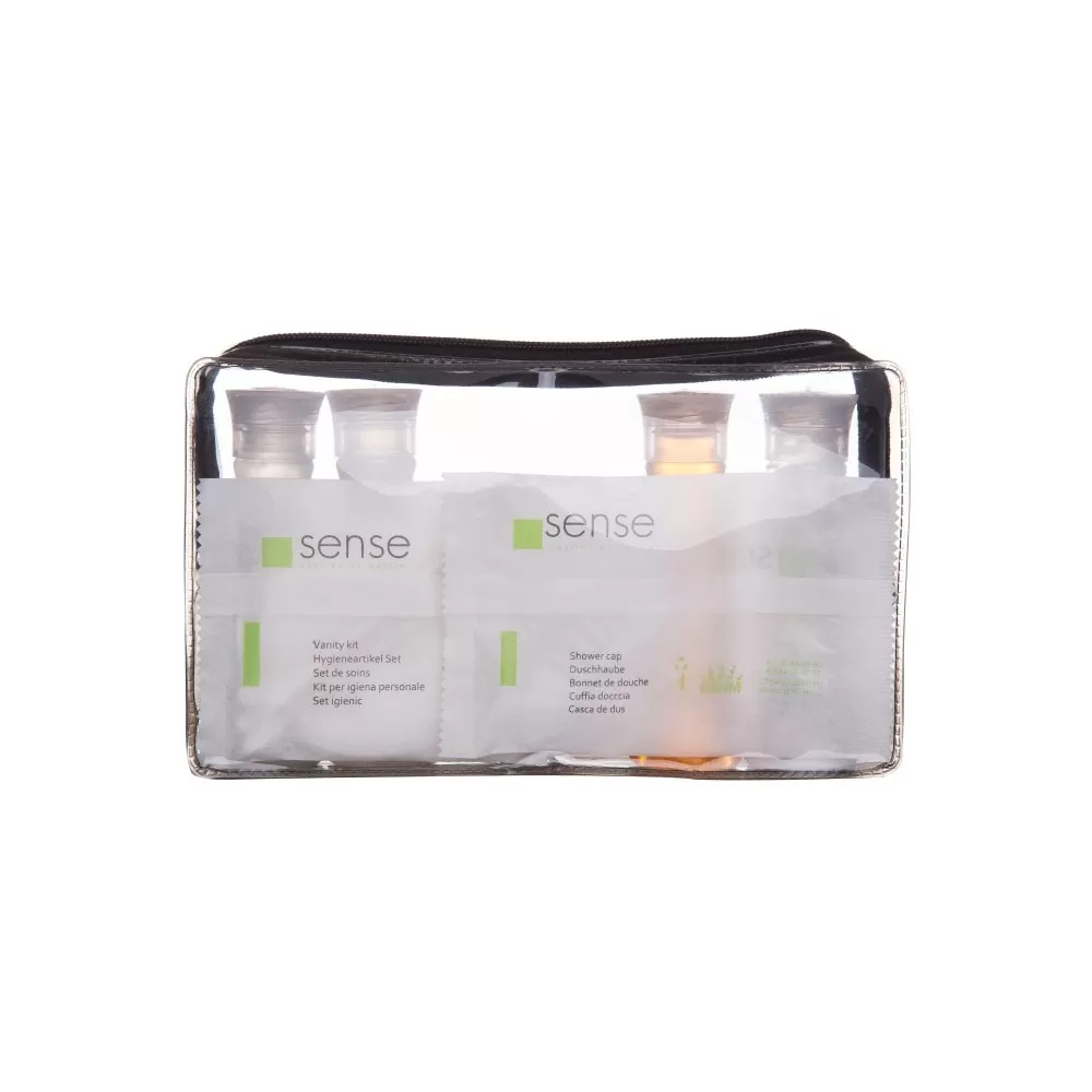 Sense kit de calatorie economic, 7 piese - TotalClean.ro Sense kit de calatorie economic, 7 piese