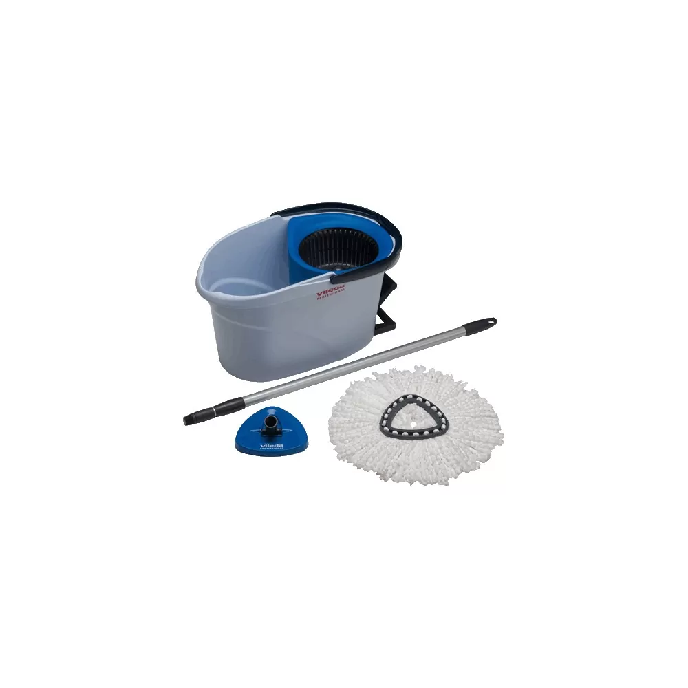 Set 2x Galeata si Mop rotativ, Vileda, UltraSpin Mini Starter Kit - TotalClean.ro Set 2x Galeata si Mop rotativ, Vileda, UltraSpin Mini Starter Kit