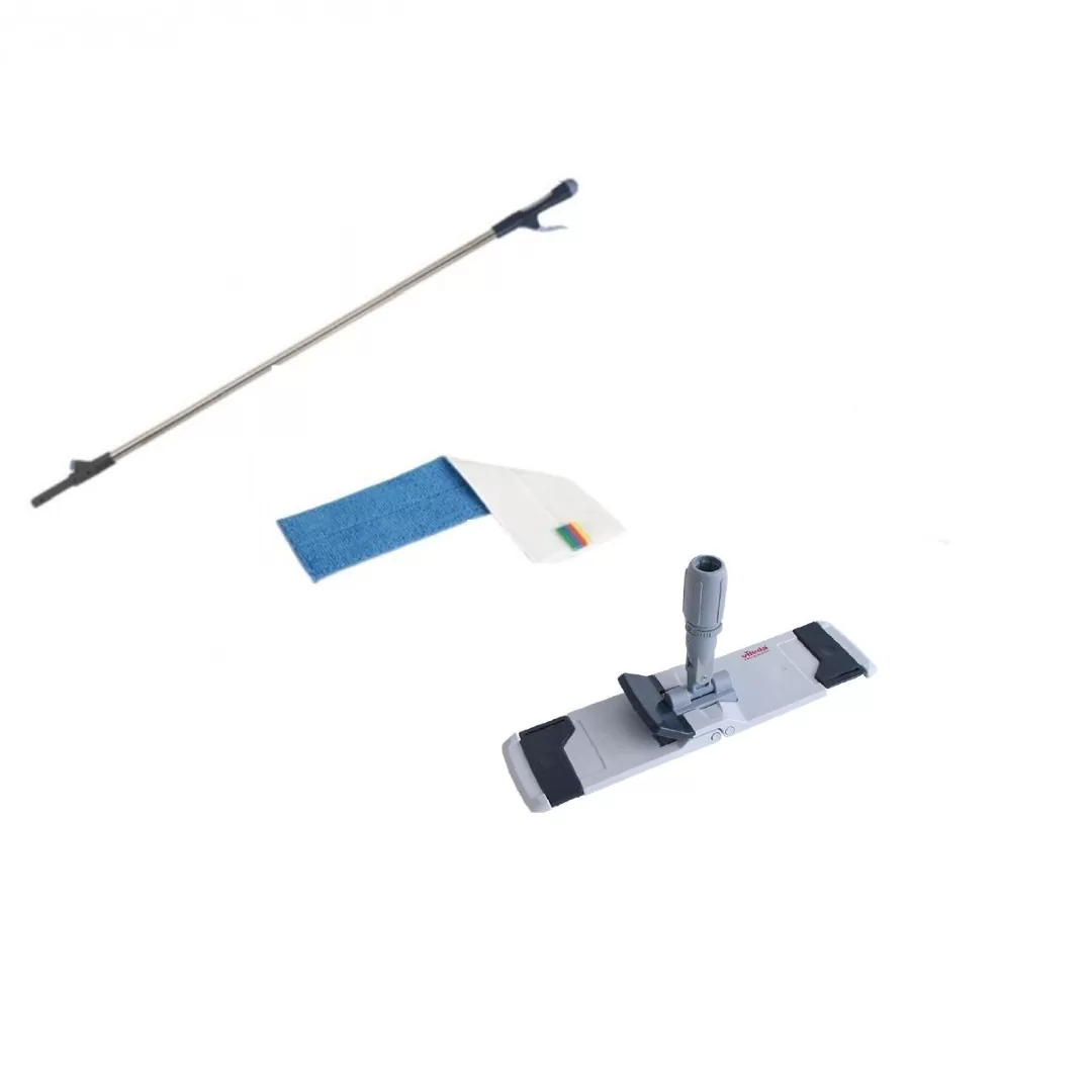 Kit SprayPro Vileda, format din 1xCoada Mop SprayPro cu pulverizator, 1xTalpa Mop CombiSpeed Pro, 1xMop Express BaseLoop