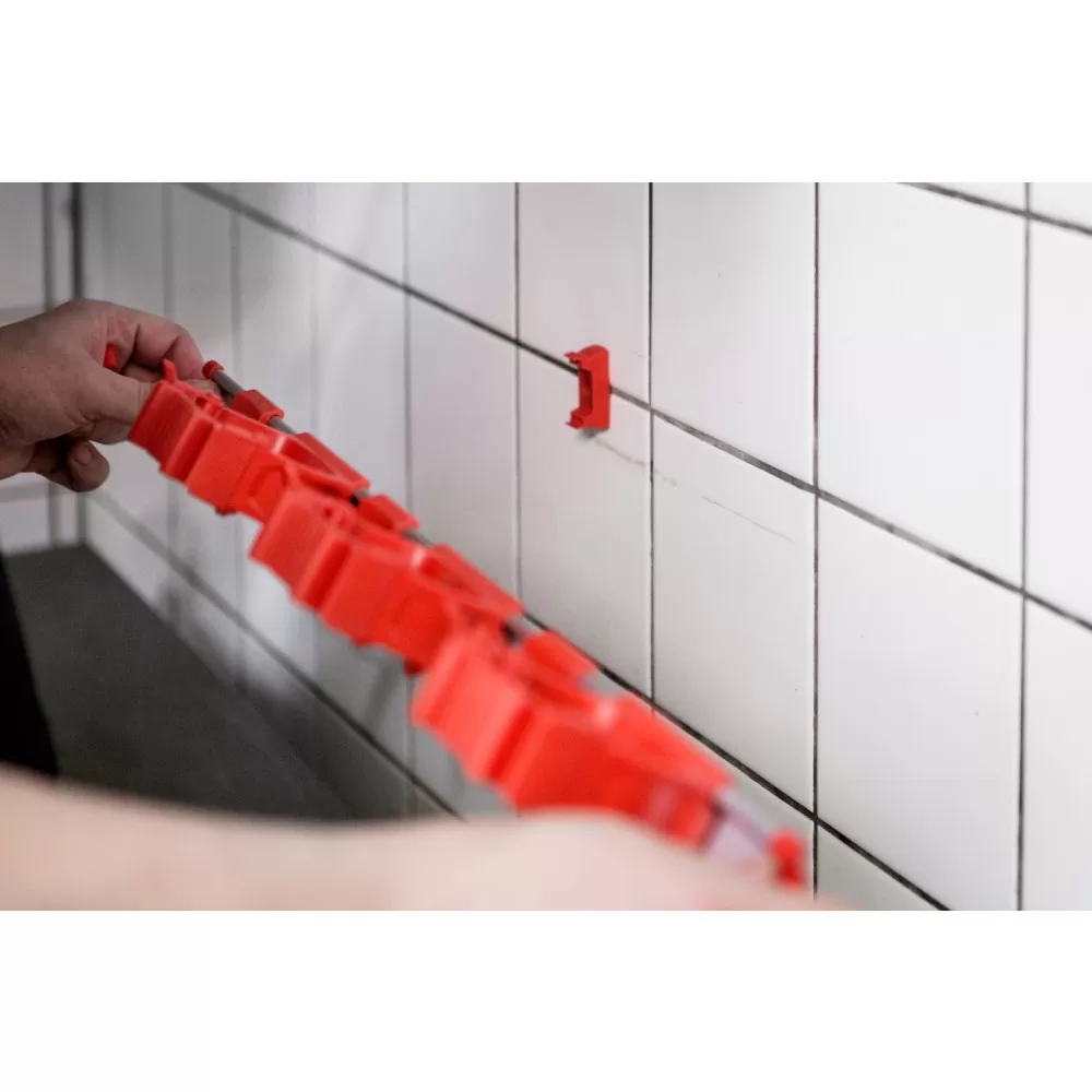 Suport depozitare unelte (organizator), Toolflex Professional One, include 1xsina de aluminiu 54cm, 3 xsuport flexibil - TotalClean.ro Suport depozitare unelte (organizator), Toolflex Professional One, include 1xsina de aluminiu 54cm, 3 xsuport flexibil