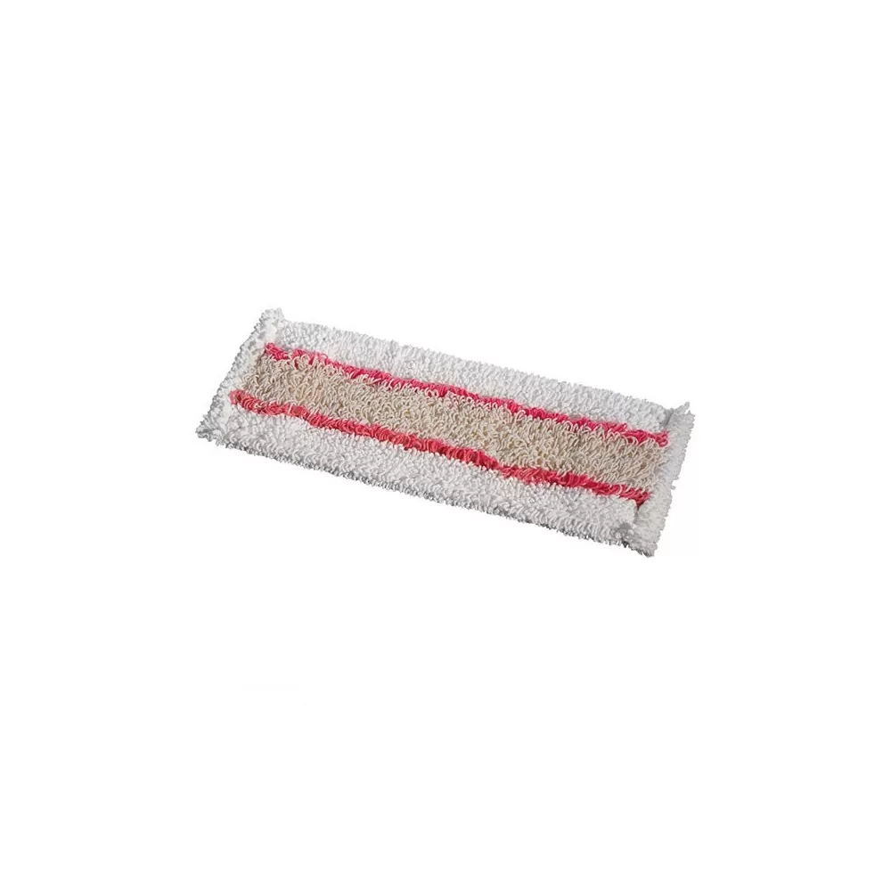 Mop Sprint Tronic 40cm, mat. poliester/bumbac/microfibra, alb/rosu - TotalClean.ro Mop Sprint Tronic 40cm, mat. poliester/bumbac/microfibra, alb/rosu