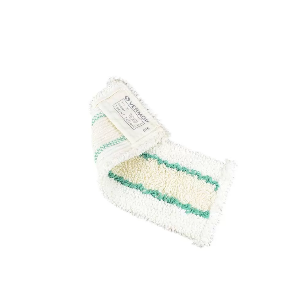 Mop Sprint Tronic 40cm, mat. poliester/bumbac/microfibra, alb/rosu - TotalClean.ro Mop Sprint Tronic 40cm, mat. poliester/bumbac/microfibra, alb/rosu