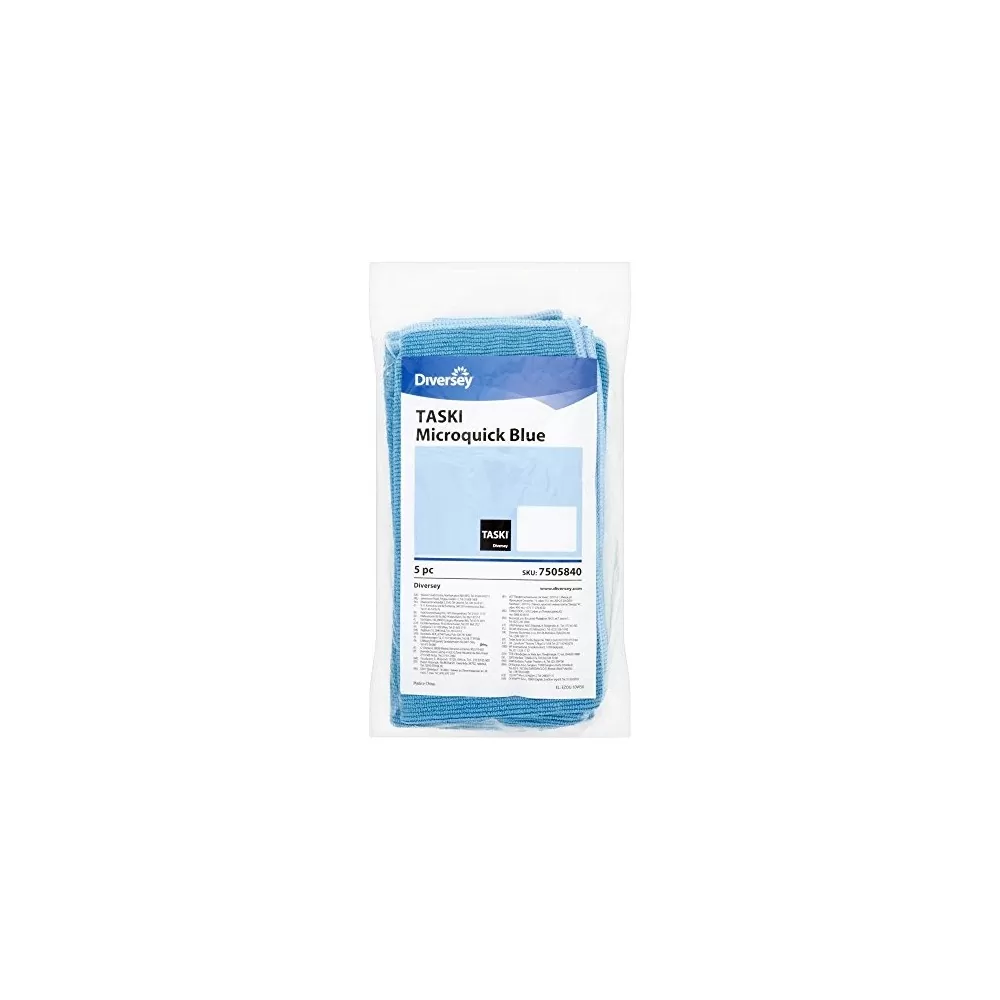Kit Lavete Microfibra Taski MicronQuick Red, 40x40 cm