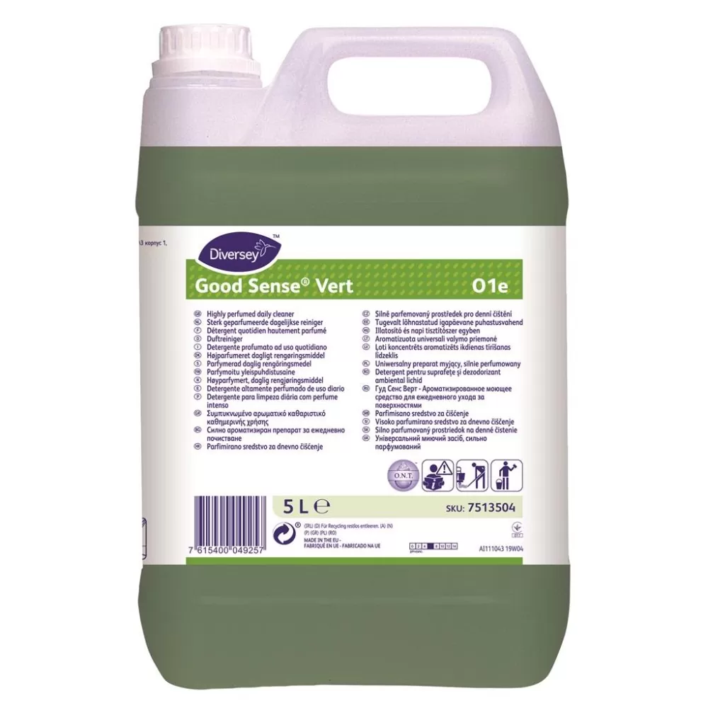 Detergent pardosea Good Sense Vert W1779, miros mar, 5L - TotalClean.ro Detergent pardosea Good Sense Vert W1779, miros mar, 5L