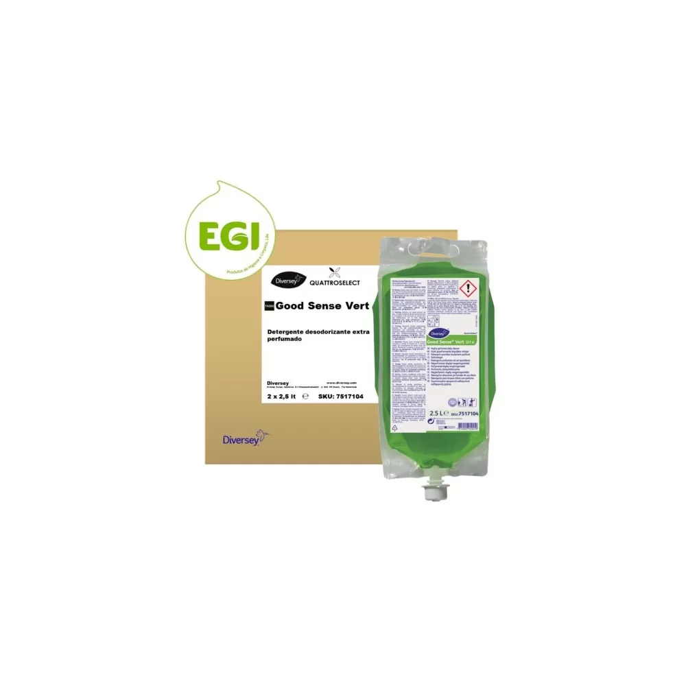 Detergent pardosea Good Sense Vert W1779, miros mar, 5L - TotalClean.ro Detergent pardosea Good Sense Vert W1779, miros mar, 5L