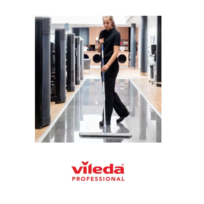 Kit Vileda Swep Pro Plus, 50 cm (talpa de mop plata, mop plat si coada)