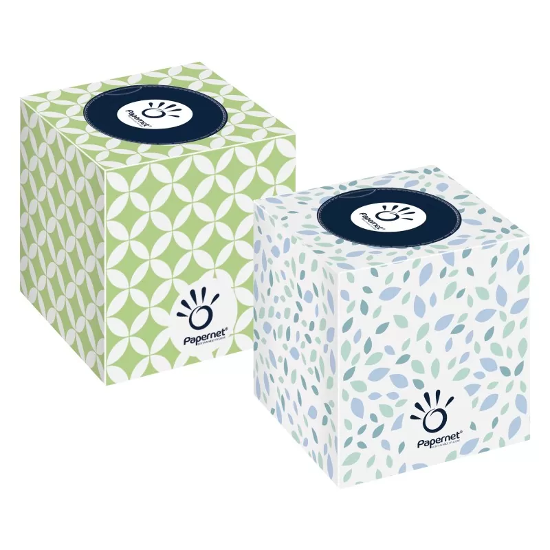 Servetele faciale Papernet, 2 straturi, 88 portii - TotalClean.ro Servetele faciale Papernet, 2 straturi, 88 portii