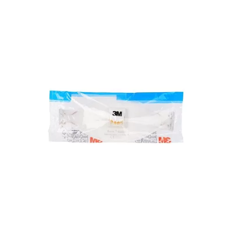 Semimasca pliabila cu supapa Aura FFP3 3M-9332+, culoare alb - TotalClean.ro Semimasca pliabila cu supapa Aura FFP3 3M-9332+, culoare alb
