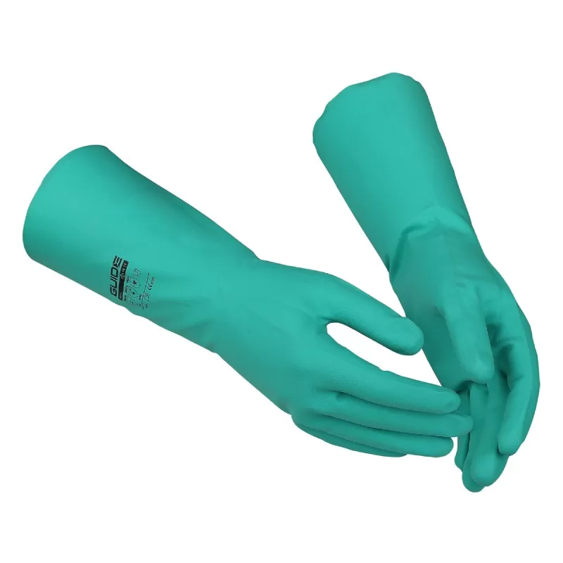Manusi antichimice Guide 4011, nitril, marimea 9 - TotalClean.ro Manusi antichimice Guide 4011, nitril, marimea 9