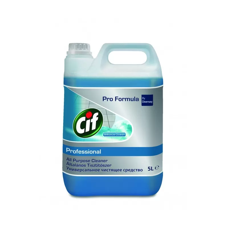 Detergent universal Cif ProFormula Brilliance Ocean, 5L - TotalClean.ro Detergent universal Cif ProFormula Brilliance Ocean, 5L